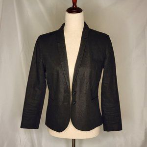 Asos Black Button Blazer Size 6